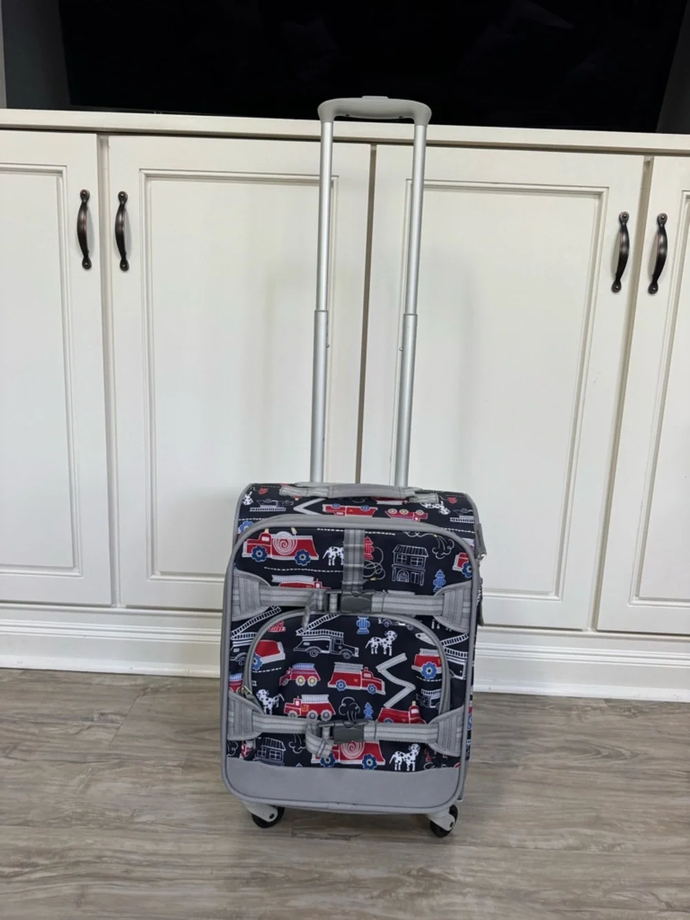 Pottery Barn Kids Mackenzie Firetruck Rolling Suitcase - Never Used